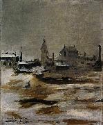 Effet de neige a Petit Montrouge, Edouard Manet